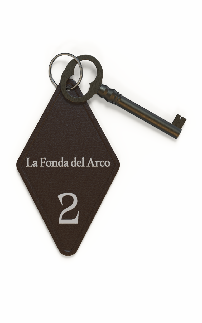 La Fonda del Arco Llavero Icono decorativo alojamiento turístico la fonda guadix